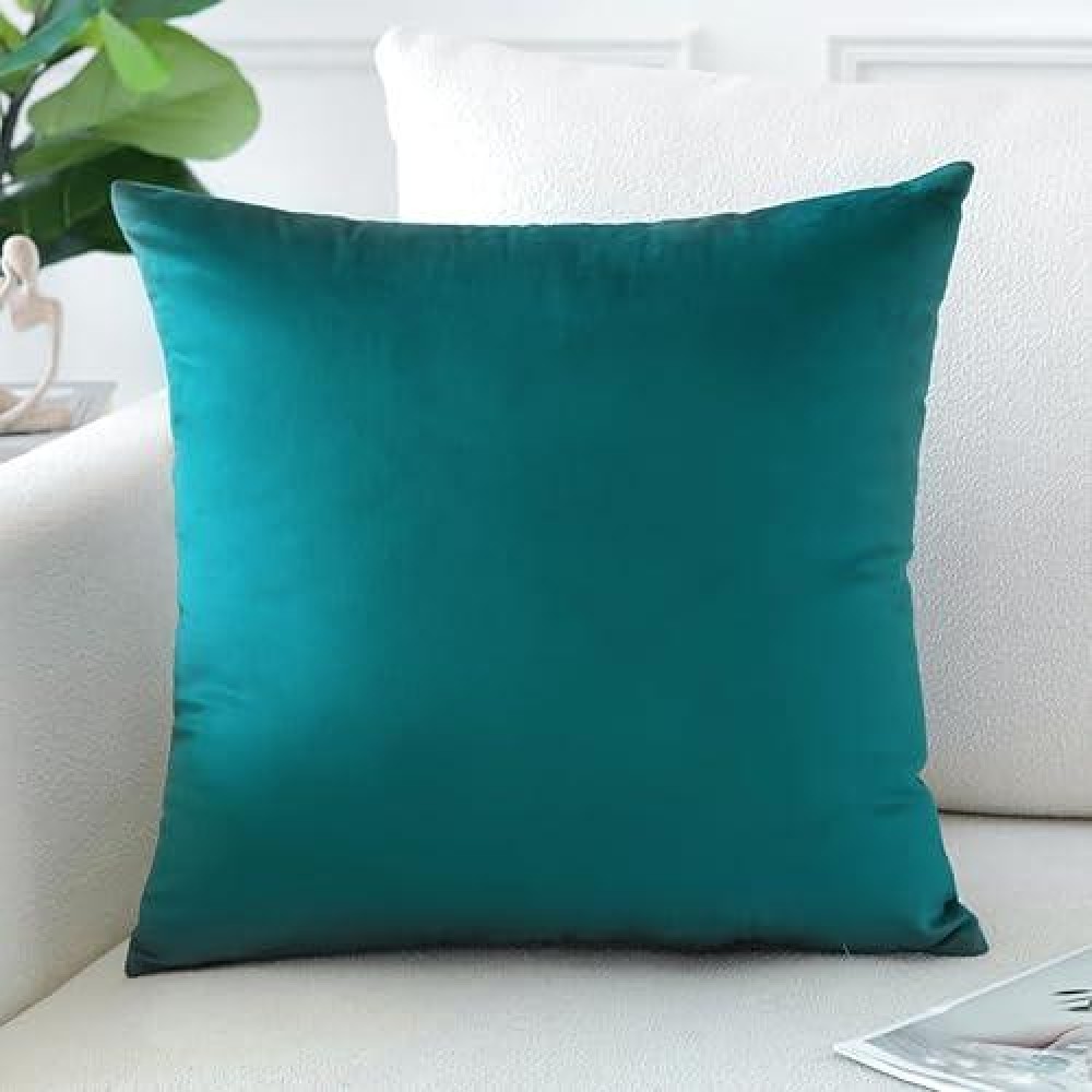 Artscope Luxury Velvet Pillow Covers Decorative Square Pillowcases Soft Solid Cushion Cases For Couch Sofa Bedroom Home Decor 24