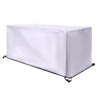 Garden Furniture Covers Waterproof Outdoor Patio Furniture Cover Waterproof 420D Heavy Duty Oxford Garden Table Cover Windproof Anti-Uv For Chair And Table Outdoor Rattan Sofa Cover 190X150X100Cm