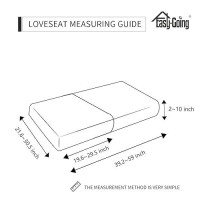 Easygoing Stretch Individual Loveseat Couch Cushion Cover Sofa Cushion Furniture Protector Sofa Slipcover Soft Flexibility With