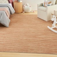 Nourison Essentials Indooroutdoor Rust 7 X 10 Area Rug Easy Cleaning Non Shedding Bed Room Living Room Dining Room Back