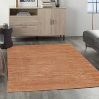 Nourison Essentials Indooroutdoor Rust 5 X 7 Area Rug Easy Cleaning Non Shedding Bed Room Living Room Dining Room Backy