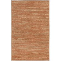 Nourison Essentials Indooroutdoor Rust 3 X 5 Area Rug Easy Cleaning Non Shedding Bed Room Living Room Dining Room Backy