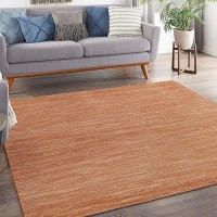 Nourison Essentials Indooroutdoor Rust 9 X Square Area Rug Easy Cleaning Non Shedding Bed Room Living Room Dining Room B