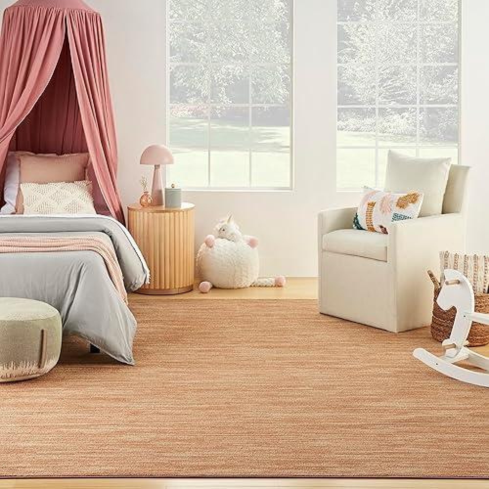 Nourison Essentials Indooroutdoor Rust 12 X 15 Area Rug Easy Cleaning Non Shedding Bed Room Living Room Dining Room Bac