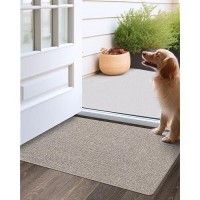 Lumi Indoor Door Mat 20X32 Non Slip Rubber Backing Entrance Mat Easy Clean Low Profile Ultra Thin Entryway Mat For Inside