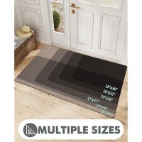 Lumi Indoor Door Mat 20X32 Non Slip Rubber Backing Entrance Mat Easy Clean Low Profile Ultra Thin Entryway Mat For Inside