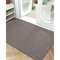 Lumi Large Indoor Door Mat 36X59 Non Slip Rubber Backing Entrance Mat Easy Clean Low Profile Ultra Thin Entryway Mat For I