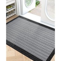 Lumi Large Indoor Door Mat Entry Way Rubber Backing Doormat Non Slip Absorbent Lowprofile Rugs For Entryway Captures Dirt Pa