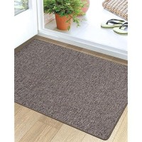 Lumi Indoor Door Mat 24X36 Non Slip Rubber Backing Entrance Mat Easy Clean Low Profile Ultra Thin Entryway Mat For Inside