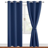 Hiasan Blackout Curtains For Bedroom 42 X 84 Inches Long Thermal Insulated Energy Saving Window Curtains For Living Room 2