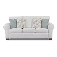 American Furniture Classics Beaujardin Four Throw Pillows Sofas Soft Washed Cream Tweed