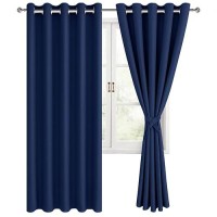 Hiasan Room Darkening Curtains For Bedroom 60 X 72 Inches Thermal Insulated Energy Saving Window Drapes For Living Roomdor