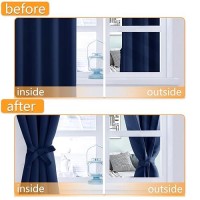 Hiasan Room Darkening Curtains For Bedroom 60 X 72 Inches Thermal Insulated Energy Saving Window Drapes For Living Roomdor