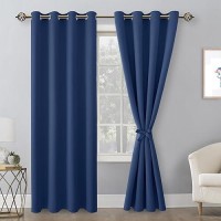 Hiasan Blackout Curtains For Bedroom 52 X 84 Inches Long Thermal Insulated Energy Saving Window Curtains For Living Room 2