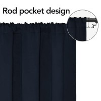 Easygoing Rod Pocket Blackout Curtains For Bedroom Room Darkening Window Curtains For Living Room Thermal Insulated Noise Red