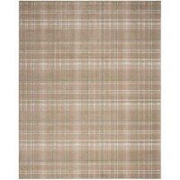 Nourison Grafix Plaid Taupe 5'3