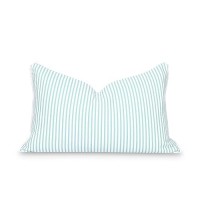 Hofdeco Premium Fall Coastal Patio Indoor Outdoor Lumbar Pillow Cover Only 12X20 Water Repellent For Backyard Couch Muted