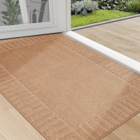 Beqhause Doormat Nonslip Front Doormat Lowprofile Entrance Mats For Front Door Entry Resist Dirt Washable Doormat Absorbent E