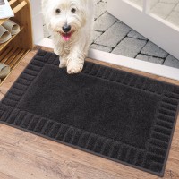 Beqhause Doormatnonslip Front Door Mat Washable Lowprofile Entrance Mats For Front Door Entry Dirt Trapper Door Mat Absorben