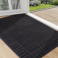 Beqhause Doormat Nonslip Front Doormat Lowprofile Entrance Mats For Front Door Entry Resist Dirt Washable Doormat Absorbent E