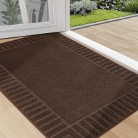 Beqhause Doormat Nonslip Front Doormat Lowprofile Entrance Mats For Front Door Entry Resist Dirt Washable Doormat Absorbent E