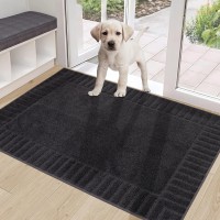 Beqhause Doormatnonslip Dirt Trapper Door Mats Lowprofile Front Door Mat Absorbent Floor Mats For Entryway Washable Mud Resi