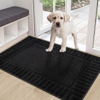 Beqhause Doormatnonslip Dirt Trapper Door Mats Lowprofile Front Door Mat Absorbent Floor Mats For Entryway Washable Mud Resi