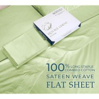 400 Thread Count 100 American Grown Cotton Flat Sheet Cooling Sheets Full Sheets Luxury Sateen Weave Full Flat Sheet So