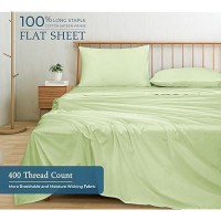 400 Thread Count 100 American Grown Cotton Flat Sheet Cooling Sheets Full Sheets Luxury Sateen Weave Full Flat Sheet So