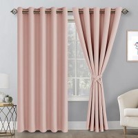 Hiasan Blackout Curtains For Bedroom 60 X 84 Inches Long Thermal Insulated Noise Reducing Window Curtains For Living Room 2