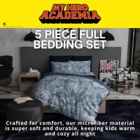 Franco My Hero Academia Anime Super Soft Comforter And Sheet Set 5 Piece Full Size Official Licensed Product Collectibles