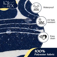 Lovtex Outdoor Chair Cushions Set Of 2 Outdoor Patio Chair Cushions With Ties Waterproof Chair Cushions For Outdoor Furniture