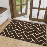 Hicorfe Indoor Doormat Front Back Door Mat Non Slip Door Rubber Backing Mats 32X40 Absorbent Resist Dirt Entrance Inside Doo