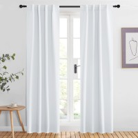 Nicetown Living Room Darkening Curtains Cloud Grey Color W34 X L84 Set Of 2 Home Decor Room Darkening Thermal Insulated Dr