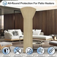 Outdoorlines Waterproof Outdoor Patio Heater Covers With Zipper And Storage Bag Dustproof Uvresistant Windproof Propane Heavy