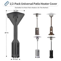 Outdoorlines Waterproof Outdoor Patio Heater Covers With Zipper And Storage Bag Dustproof Uvresistant Windproof Propane Heavy