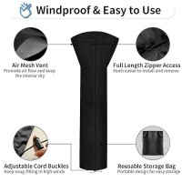 Outdoorlines Waterproof Outdoor Patio Heater Covers With Zipper And Storage Bag Dustproof Uvresistant Windproof Propane Heavy