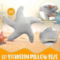 Fumete Starfish Pillows Beach Coastal Room Decor Ocean Themed Pillows Star Shaped Throw Pillows 20 Cute Pillows Starfish Stuff