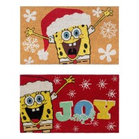 Gertmenian Spongebob Squarepants Coir Mat 2Pack Welcome Mats For Front And Back Door Home Entrance Garage Home Decor 20