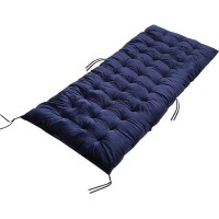 Stonehomy Patio Chaise Lounge Chair Cushion, Extra Long Thick Zero Gravity Recliner Cushion Pad, Rocking Chair Sofa Cushion For Outdoor Indoor Home Office, Blue 65X21Inches