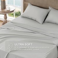 Freshculture Full Sheet Set Ultra Soft Sheets Full Size Bed Brushed Microfiber Deep Pockets Easy Care Cooling Breath