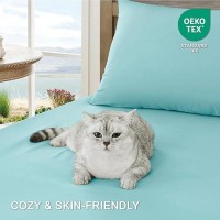 Freshculture Queen Sheet Set Ultra Soft Sheets For Queen Size Bed Brushed Microfiber Deep Pockets Easy Care Cooling