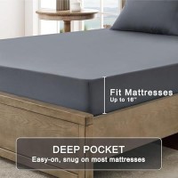 Freshculture King Sheet Set Ultra Soft Sheets For King Size Bed Brushed Microfiber Deep Pockets Easy Care Cooling Br