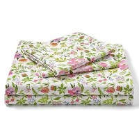 Freshculture Floral Bed Sheets Ultra Soft King Size Sheets Set Brushed Microfiber Floral Sheets Deep Pockets Easy Care