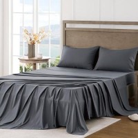 Freshculture Full Sheet Set Ultra Soft Sheets Full Size Bed Brushed Microfiber Deep Pockets Easy Care Cooling Breath