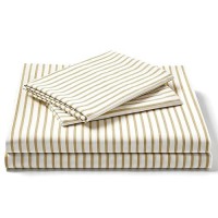 Freshculture Twin Sheets Set Ultra Soft Striped Sheets Brushed Microfiber Deep Pockets Up To 16 Easy Care Hotel Luxu