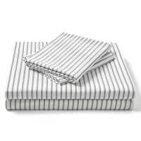 Freshculture Twin Xl Sheets Ultra Soft Striped Sheets Brushed Microfiber Deep Pockets Up To 16 Easy Care Hotel Luxur