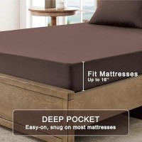 Freshculture Queen Sheet Set Ultra Soft Sheets For Queen Size Bed Brushed Microfiber Deep Pockets Easy Care Cooling