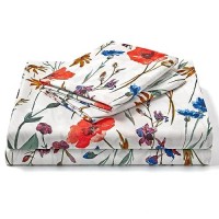 Freshculture Floral Bed Sheets Ultra Soft Twin Sheets Set Brushed Microfiber Floral Sheets Deep Pockets Up To 16 Easy