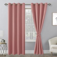 Hiasan Blackout Curtains For Bedroom 52 X 96 Inches Long Thermal Insulated Energy Saving Window Curtains For Living Room 2